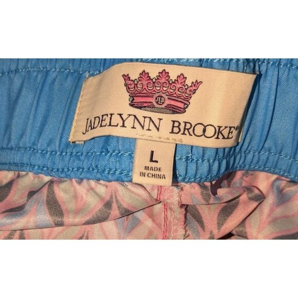 Jadelynn Brooke Womens Any Occasion Shorts Large Pink Blue Athletic Running - Picture 5 of 6